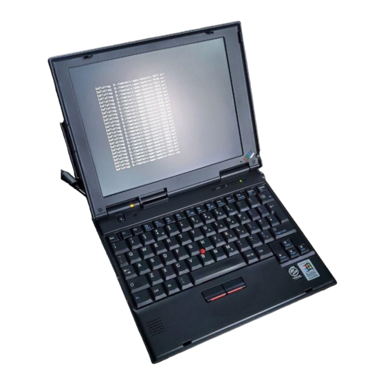 IBM ThinkPad 240 Maintenance Manual