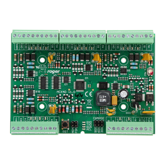 Roger MCX4D Operating Manual