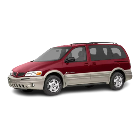 Pontiac 2003 Montana Owner's Manual