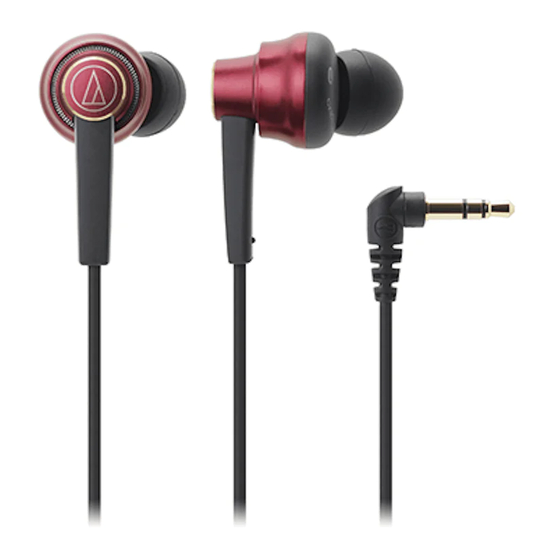 Audio Technica ATH-CKR7LTD Instruction Booklet