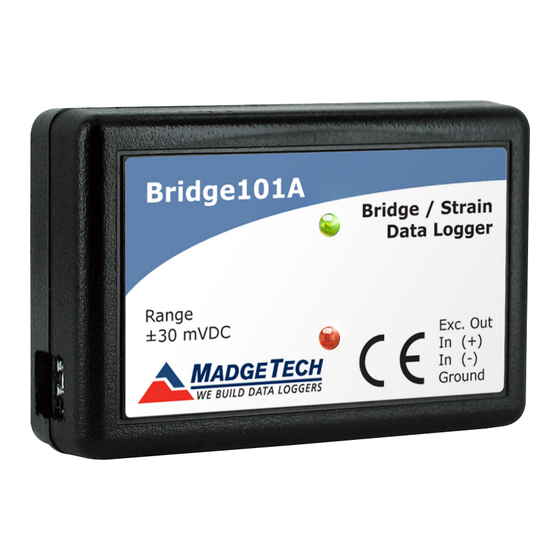 MadgeTech Bridge101A-30 Product Information Card