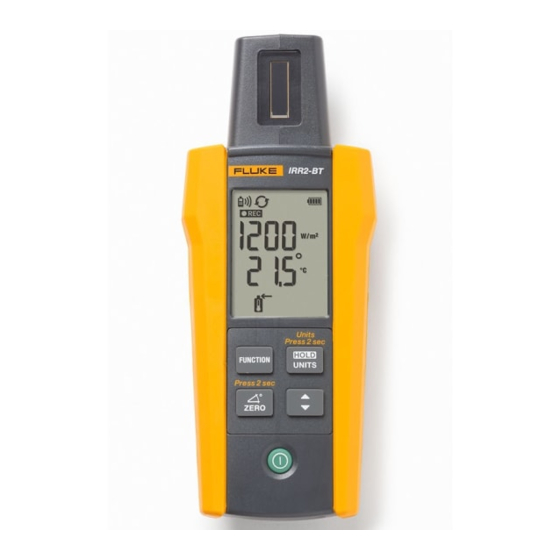 Fluke IRR2-BT User Manual