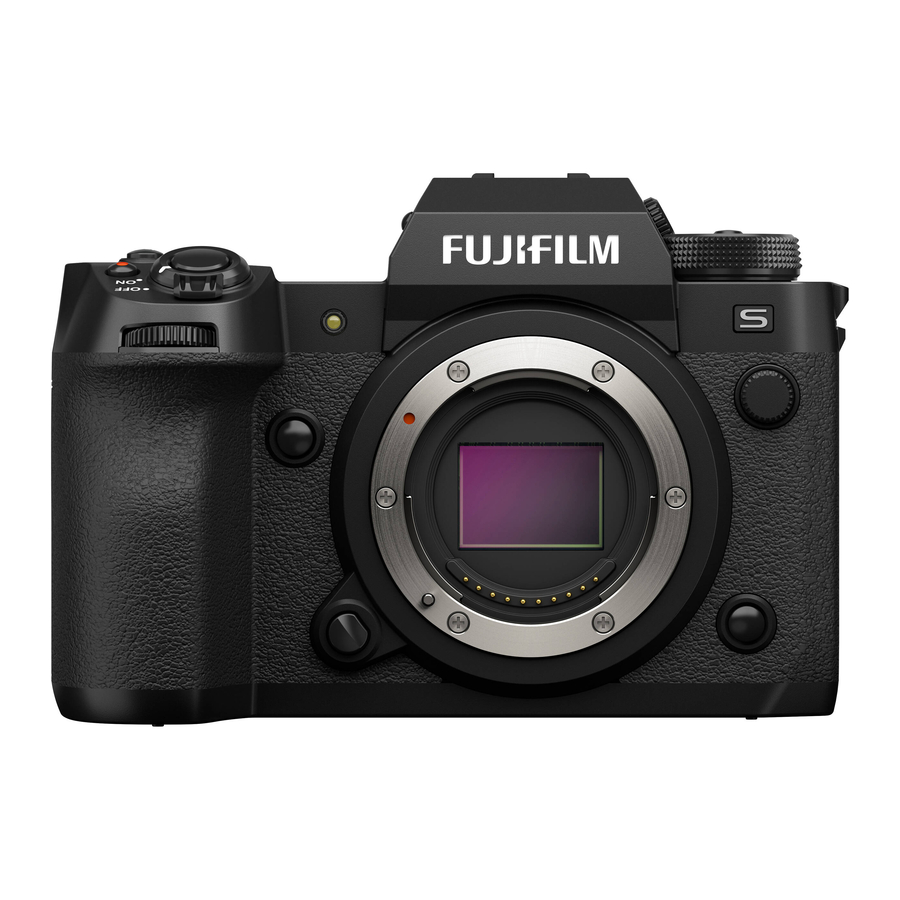 FujiFilm X-H2S - Digital Camera Manual | ManualsLib