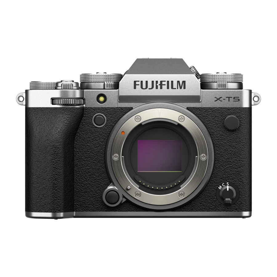 FujiFilm X-T5 - Digital Camera Manual | ManualsLib