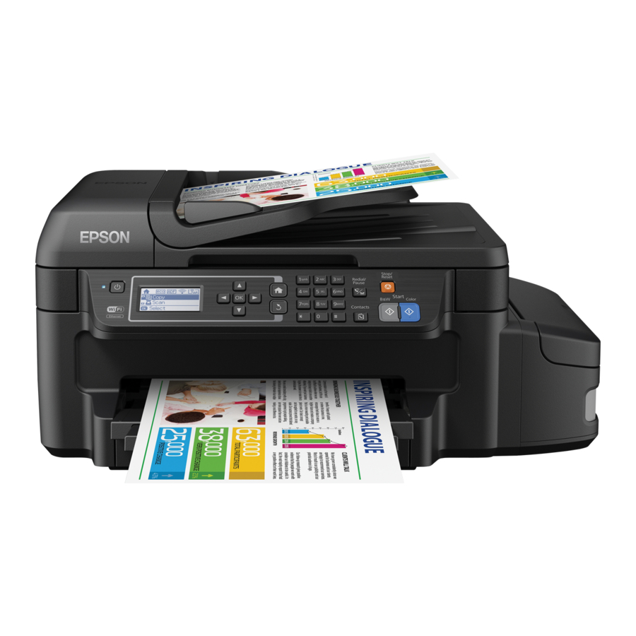Epson Et 4550 All In Ones Printer Quick Installation Guide Manualslib 6080