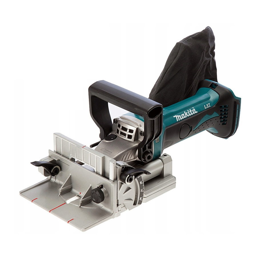 Makita BPJ140, BPJ180 - Cordless Plate Joiner Manual | ManualsLib