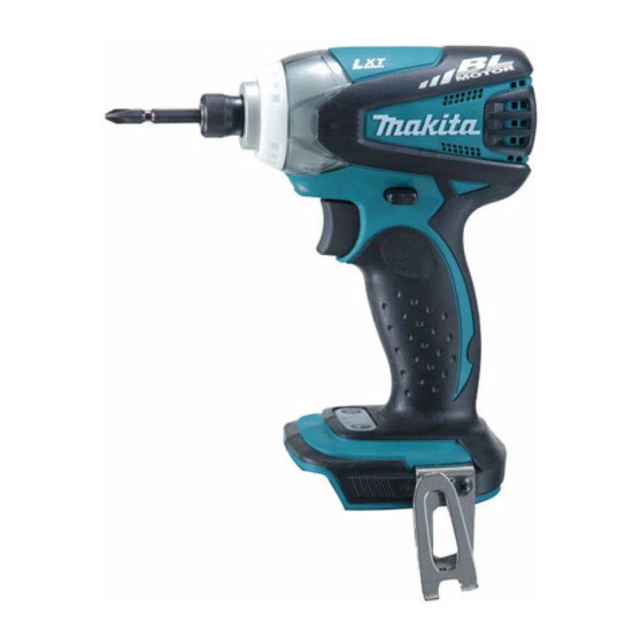 Makita Btd133, Btd145 - Cordless Impact Driver Manual 