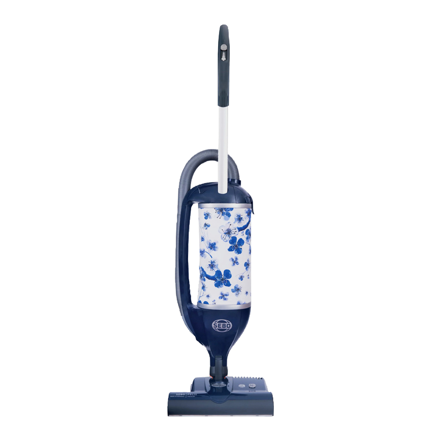 Sebo FELIX Premium - Vacuum Cleaner Manual
