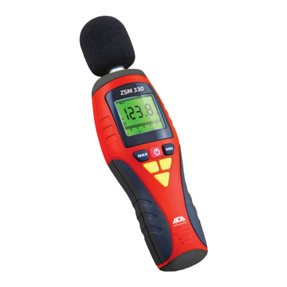 ADA INSTRUMENTS ZSM 330 Operating Manual