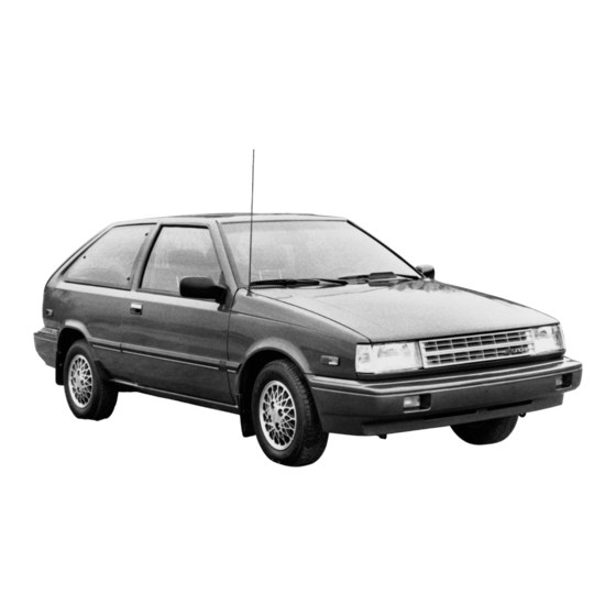 Hyundai 1987 Excel Manuals