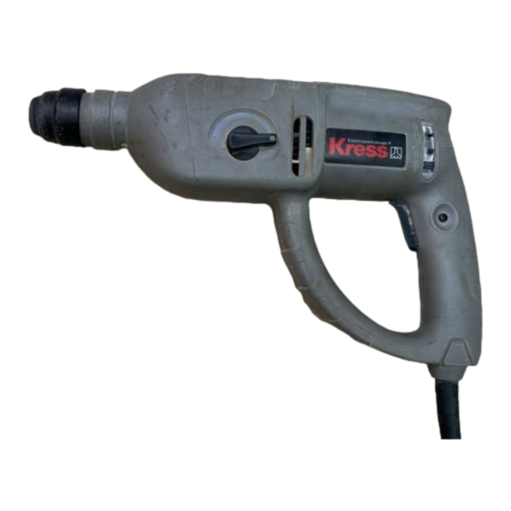 KRESS PK 450 HM Operating Instructions Manual