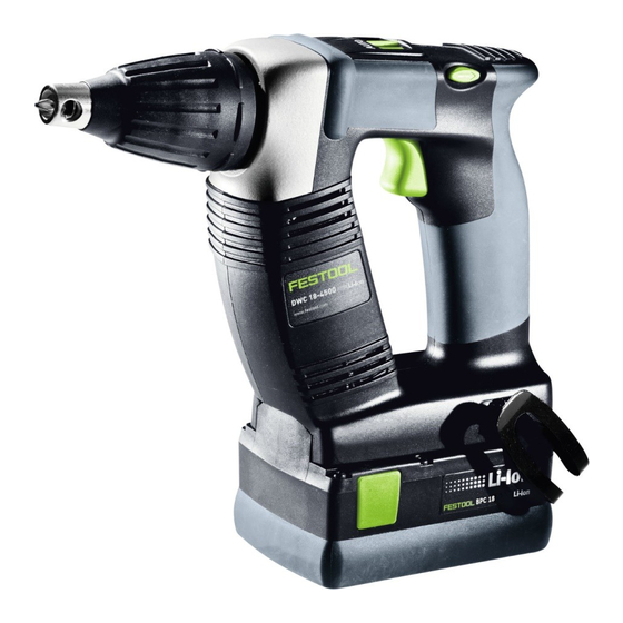 Festool DWC 18-2500 Operating Manual