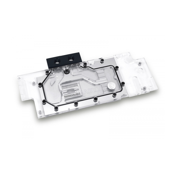 ekwb EK-FC1080 GTX Ti FTW3 Installation Manual