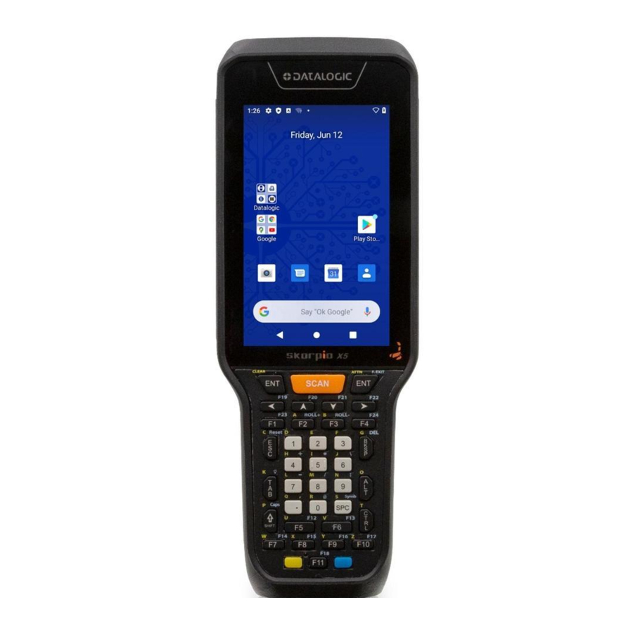 Datalogic SKORPIO X5 Quick Start Manual