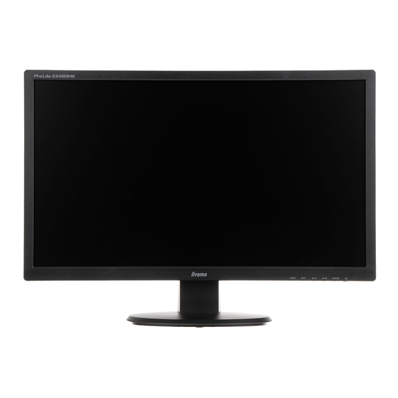 Iiyama ProLite XB2483HSU User Manual