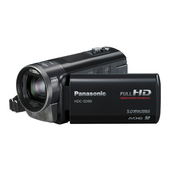 Panasonic HDC-SD90P Service Manual