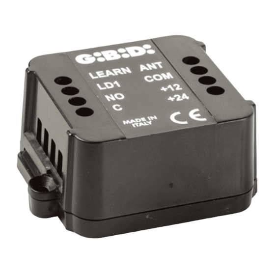 GiBiDi DRS8681 Manual