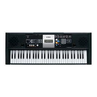 Yamaha YPT220MS - Portable Keyboard With 61 Full-Size Keys Owner's Manual
