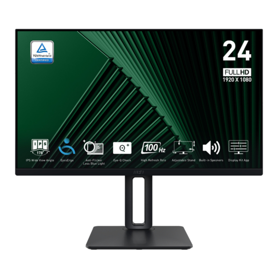 MSI PRO Series Service Manual
