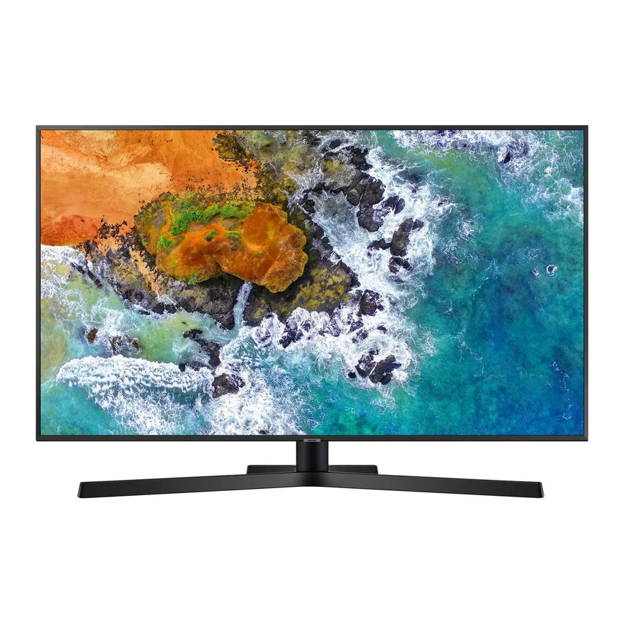 Samsung 7 Series, UE43NU7400, UE43NU7409, UE50NU7400 - Uhd TV Manual