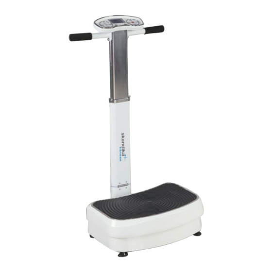 Skandika Fitness VIBRATION PLATE 1400 Assembly Instructions And User Manual