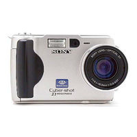 Sony DSC S30 - Cyber-shot 1.2MP Digital Camera Operating Instructions Manual