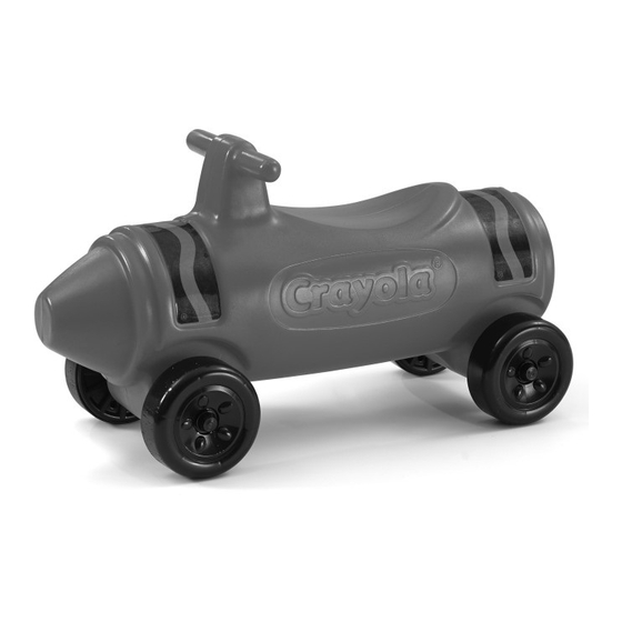 Step2 Crayola Crayon Rider 8414 Quick Start Manual