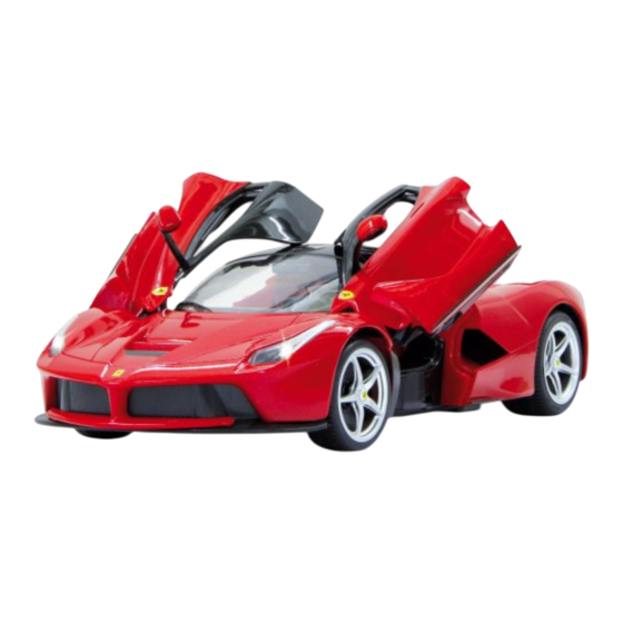 Jamara Ferrari LaFerrari 2,4GHz Instructions Manual