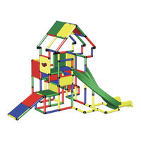 Quadro mdb Princess' Castle with Watchtower, Baby Slide and Curved Slide B0098 Construction Manual
