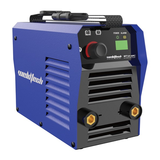 WELDTECH WT141ARC Operating Instructions Manual