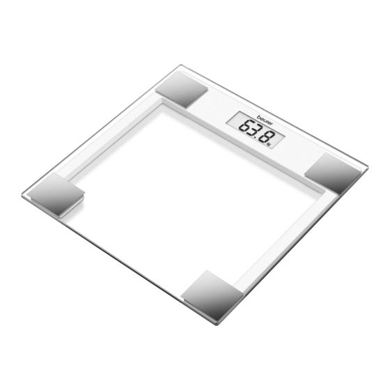 Beurer GS 14 Instructions For Use Manual