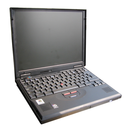 IBM ThinkPad 600X Manual