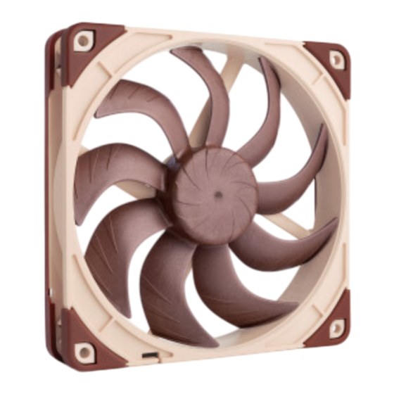 Noctua NF-A14x25 G2 PWM Installation Manual