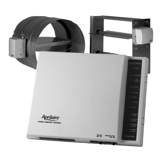 Aprilaire Zoned Comfort Owner's Manual