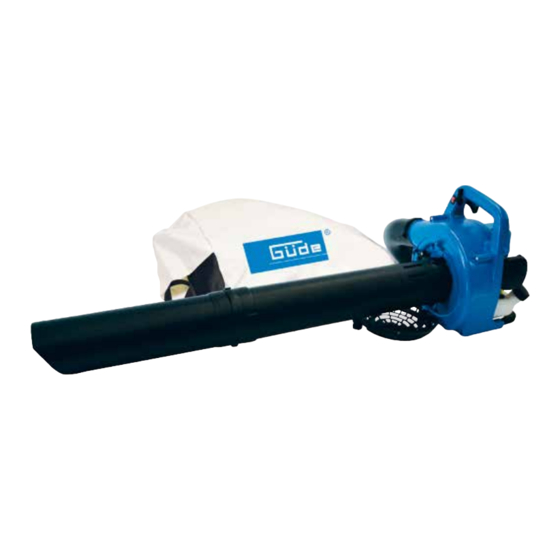 User Manuals: Gude GBLS 7000 Leaf Blower