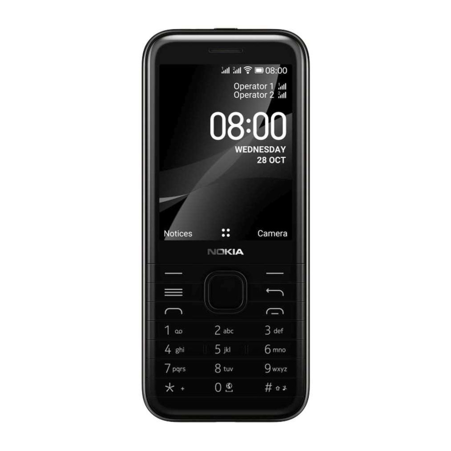 Nokia 8000 4G Manuals