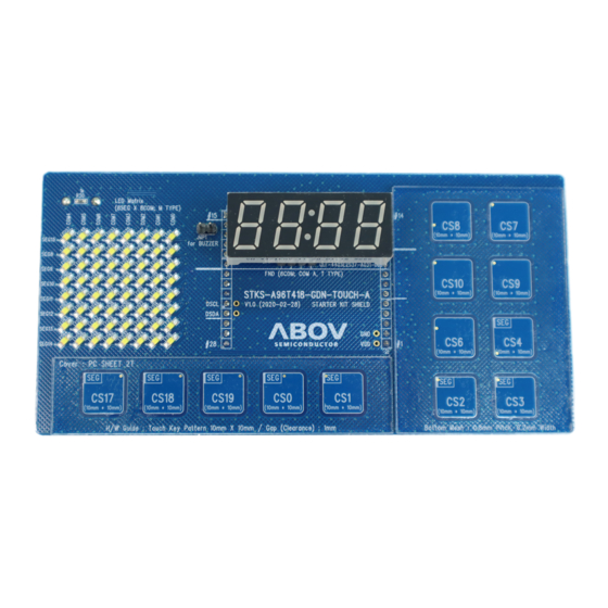 Abov A96T418GDN Quick Manual