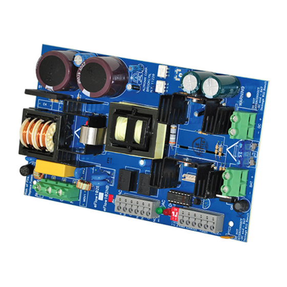 Altronix eFlow102NB Installation Manual