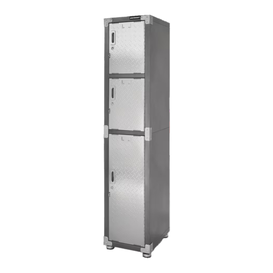 MasterCraft 3-TIER LOCKER 068-0007-6 Instruction Manual
