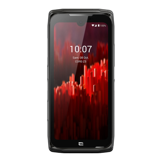 Crosscall CORE-Z5 Quick Start Manual