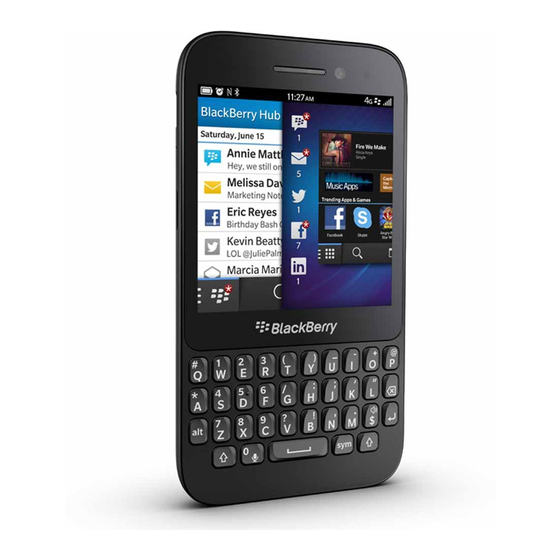 Blackberry Q5 Safety And Product Information