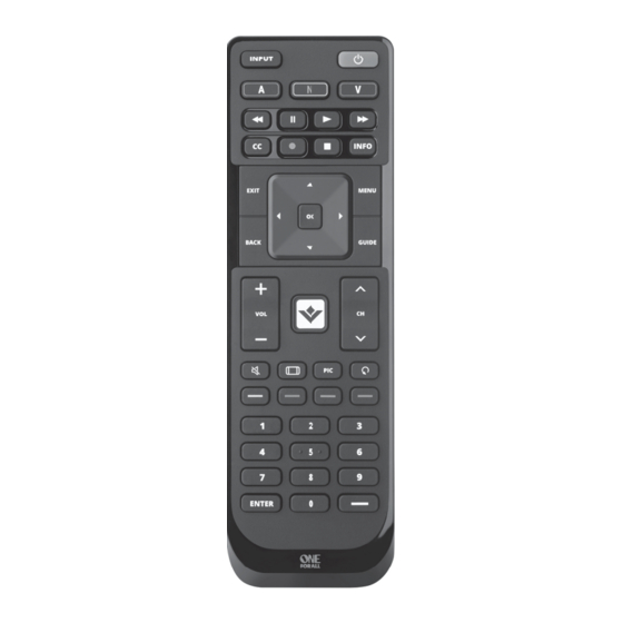 One for All OFA Vizio URC 1823 Manual