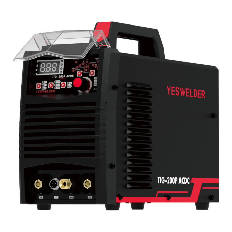 YESWELDER TIG-200P ACDC - Aluminum TIG Welder Manual