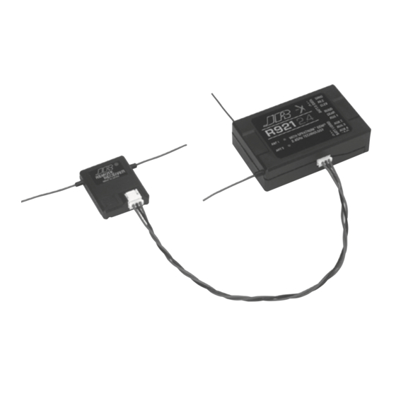 JR R921X User Manual