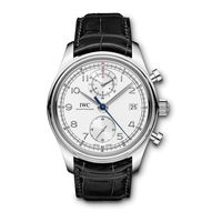 Iwc portuguese chronograph classic reference 3904 Operating Instructions Manual