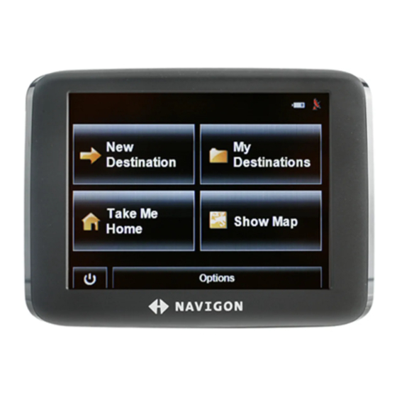 Navigon 2000S Series Manuals