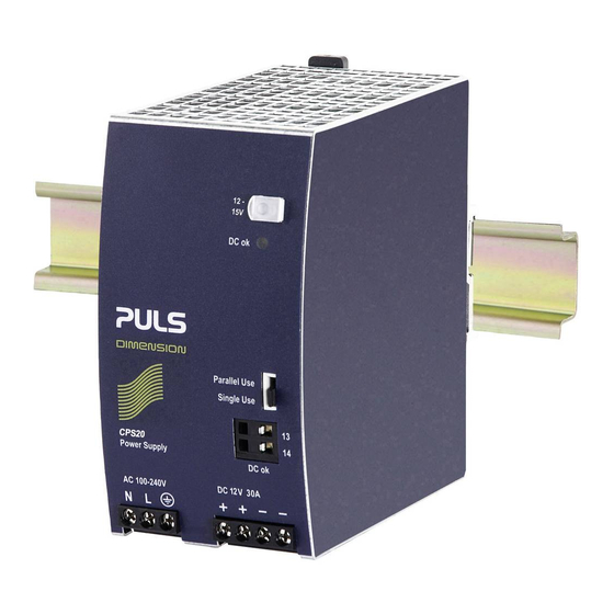 Puls CPS20.121 Instruction Manual
