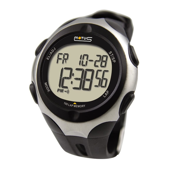 Motus Run MT101 Manuals