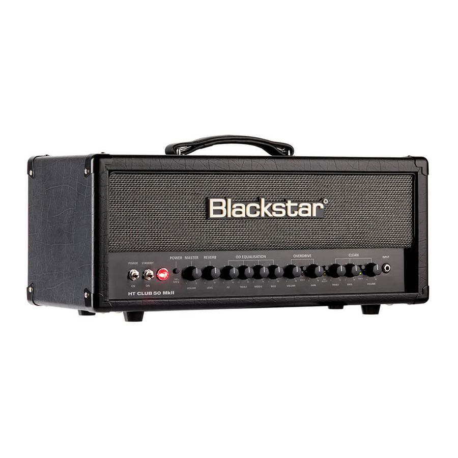 Blackstar HT STAGE 60 212 MkII Owner's Manual