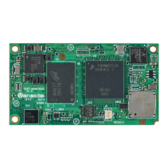 Variscite DART-MX8M-MINI Quick Start Manual